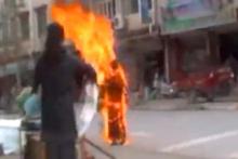 La monja Palden Choetso arde tras quemarse a lo bonzo en Tíbet. | EL MUNDO